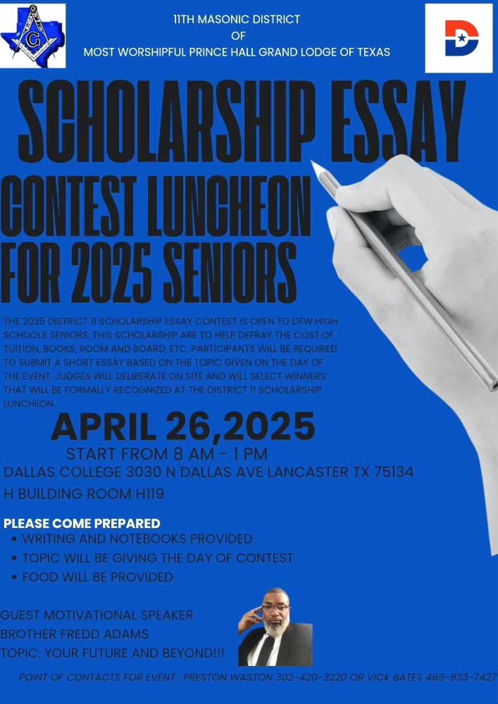 Scholarship Essay Contest Luncheon For 2025 Seniors